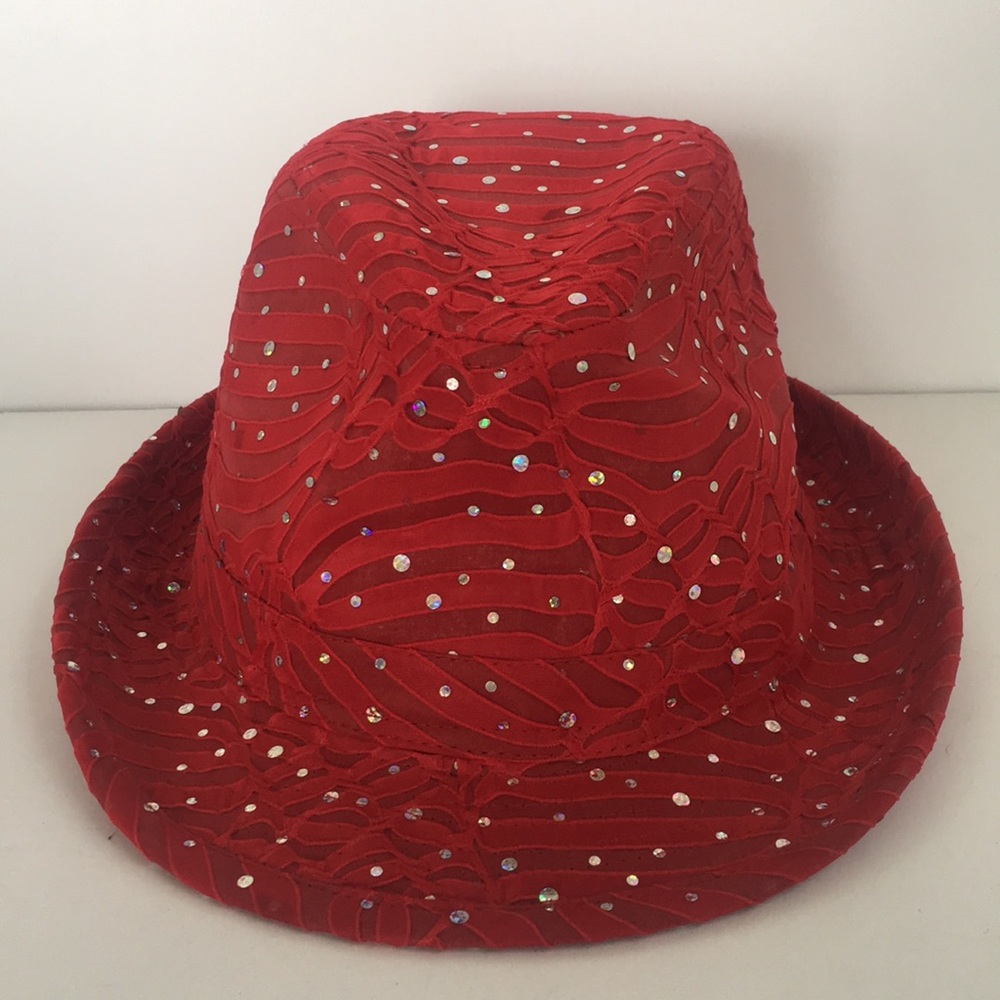Something Special LA red sequin hat